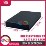 BOX ELEKTRONIK X7 12.5x8.5x1.5 KOTAK ELEKTRONIK BOX ELECTRONIC RANGKAIAN - Gambar 2