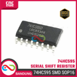 IC SMD SOP16 SM74HC595D / 74HC595D / 74HC595 – 8-Stage Serial Shift Register untuk Project Elektronik