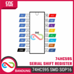 IC SMD SOP16 SM74HC595D / 74HC595D / 74HC595 – 8-Stage Serial Shift Register untuk Project Elektronik - Gambar 3