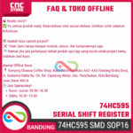 IC SMD SOP16 SM74HC595D / 74HC595D / 74HC595 – 8-Stage Serial Shift Register untuk Project Elektronik - Gambar 6