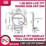 Modul TFT Display 1.28 Inch Round LCD – RGB Full Color 240×240 GC9A01 - Gambar 4