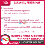 Paket NodeMCU Amica V3 WiFi (4MB Flash) + Base Plate L293D – Modul ESP8266 untuk Proyek IoT & Robotik - Gambar 8