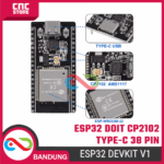 ESP32 ESP-32S DOIT CP2102 Type-C 38 Pin – Board WiFi Bluetooth IoT Dual Core Proyek Elektronik - Gambar 5