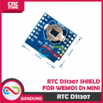 Rtc Ds1307 Shield For Wemos D1 Mini – Komponen pendukung proyek - Gambar 2