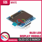 OLED White 0.96 Inch I2C IIC 128×64 Display Module – Layar OLED untuk Arduino & DIY - Gambar 3
