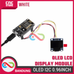 OLED White 0.96 Inch I2C IIC 128×64 Display Module – Layar OLED untuk Arduino & DIY - Gambar 5