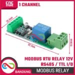 Modbus-Rtu 1/2/4-way 12V relay module switch input and output RS485/TTL communication 1 way - Gambar 8