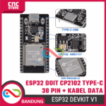 ESP32 ESP-32S DOIT CP2102 Type-C 38 Pin – Board WiFi Bluetooth IoT Dual Core + Kabel Data untuk Arduino & Proyek Elektronik - Gambar 5