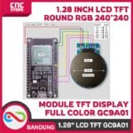 Modul TFT Display 1.28 Inch Round LCD – RGB Full Color 240×240 GC9A01 - Gambar 2