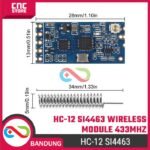 HC-12 SI4463 wireless module 433MHz receiving and transmitting 1km - Gambar 2