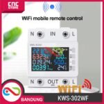 KWS-302 voltage and current meter 170-300V/63A with WiFi over-temperature power off - Gambar 6