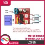 Motor Driver H-bridge stepper motor 2 channel board L298N 5A FORWARD REVERSE MAJU MUNDUR - Gambar 3