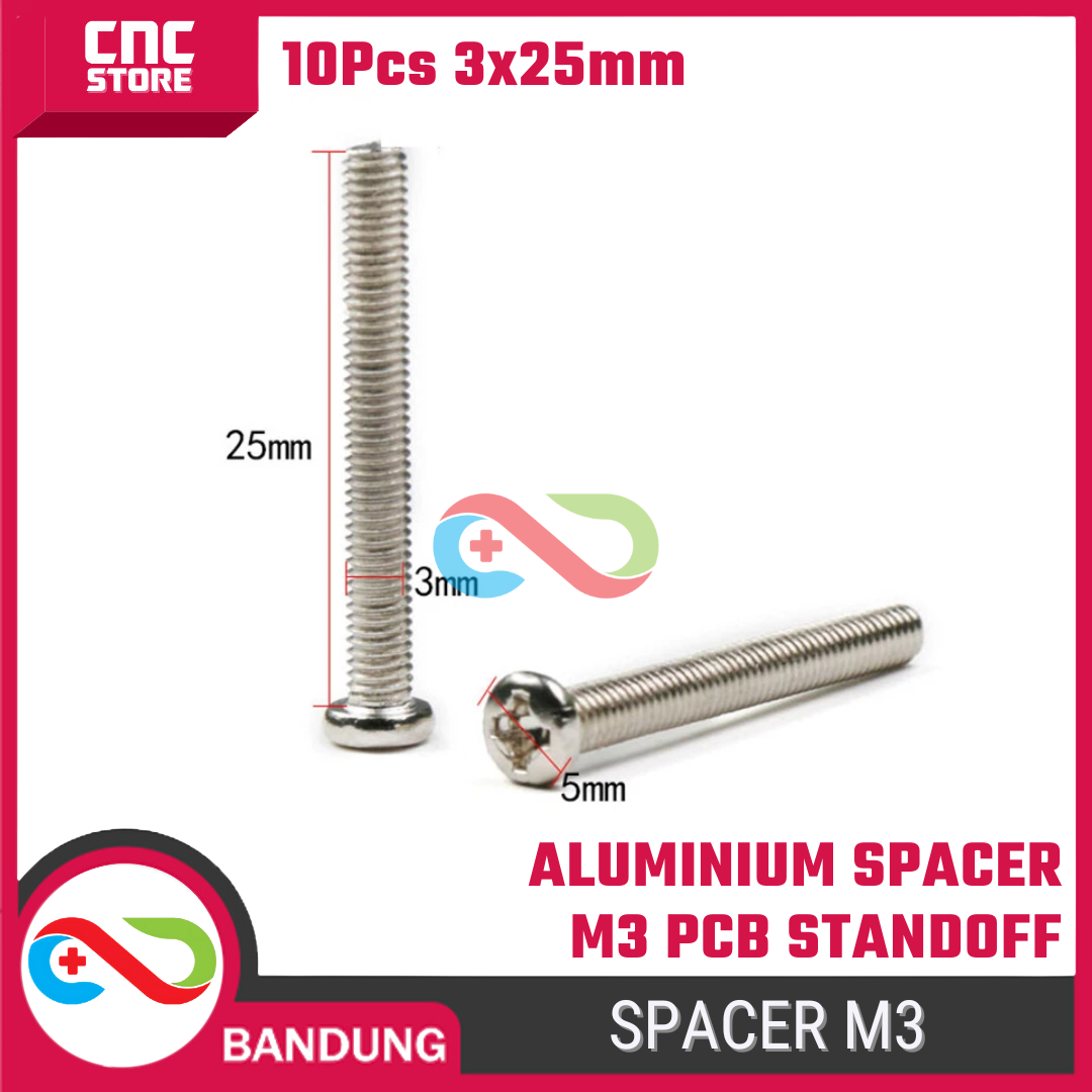 5272-dev-415.png 10 Pcs Baud 3M 2,5Cm 25Mm – Komponen pendukung proyek - Gambar 1