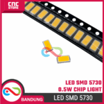 20Pcs LED SMD 5730 0.5W – Chip LED Cool Cold, Warm White, Blue untuk Lampu & Proyek DIY - Gambar 3