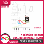 7 Segment 1.2 Inch Dual Color Merah-Hijau – Common Anode / Anoda Display Angka LED - Image 2