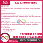 7 Segment 1.2 Inch Dual Color Merah-Hijau – Common Anode / Anoda Display Angka LED - Image 6