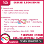 7 Segment 1.2 Inch Dual Color Merah-Hijau – Common Anode / Anoda Display Angka LED - Image 7