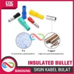 SKUN KABEL INSULATED FEMALE BULLET FRD 1.25-156 MERAH. - Gambar 3