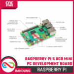 RASPBERRY PI 5 8GB ORIGINAL UK MINI PC DEVLOPMENT BOARD - Gambar 3