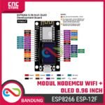 NodeMCU ESP8266 ESP-12F WiFi Module IoT with 0.96 OLED Display - Gambar 3
