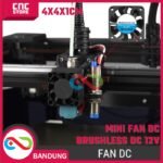 MINI FAN DC BRUSHLESS DC 12V 4X4X1CM 2 WIRE - Gambar 5