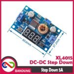 Module Step-Down XL4015 Adjustable 5A – Buck Converter dengan Voltmeter Display