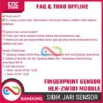 HLK-ZW101 low power fingerprint recognition module Hailingke finger detection integrated - Gambar 8