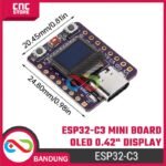 ESP32-C3 OLED SUPER MINI IOT wifi bluetooth 0.42 inch screen - Gambar 2
