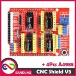 CNC Shield V3 + 4x A4988 Driver – Set Driver Stepper untuk CNC, Engraving Machine & 3D Printer - Gambar 3