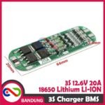 3S 12.6V Charger BMS Protection 20A – Modul Proteksi Baterai Li-ion 18650/26650 (3S Seri) - Gambar 5