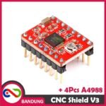 CNC Shield V3 + 4x A4988 Driver – Set Driver Stepper untuk CNC, Engraving Machine & 3D Printer - Gambar 4