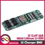 3S 12.6V Charger BMS Protection 20A – Modul Proteksi Baterai Li-ion 18650/26650 (3S Seri) - Gambar 3