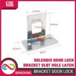 Slot Lobang Pengait Kunci Solenoid Door Lock Lubang Kait Lidah Pintu - Gambar 2