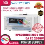 Power Supply Digital WANPTEK KPS20010D 200V 10A CA/CC 2000W – Regulator Daya dengan Mode CA/CC