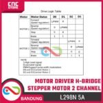 Motor Driver H-bridge stepper motor 2 channel board L298N 5A FORWARD REVERSE - Gambar 5
