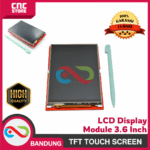LCD Display Module 3.6 Inch TFT Touch Screen – Layar Sentuh untuk Arduino UNO R3 & Mega 2560