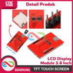 LCD Display Module 3.6 Inch TFT Touch Screen – Layar Sentuh untuk Arduino UNO R3 & Mega 2560 - Gambar 2