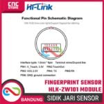 HLK-ZW101 low power fingerprint recognition module Hailingke finger detection integrated - Gambar 3