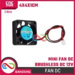 MINI FAN DC BRUSHLESS DC 12V 4X4X1CM 2 WIRE - Gambar 6