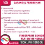 HLK-ZW101 low power fingerprint recognition module Hailingke finger detection integrated - Gambar 7