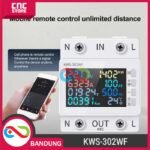 KWS-302 voltage and current meter 170-300V/63A with WiFi over-temperature power off - Gambar 7