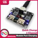 Module Fast Charging Step-Down 6-30V To Qc3.0 Quick Charge 2 Channel – Komponen pendukung proyek - Gambar 3