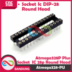 Paket Bundling Ic Atmega328P With Socket Ic Dip-28 Round Head – Komponen pendukung proyek - Gambar 2