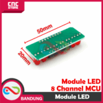 Module LED 8 Channel MCU – Modul Indikator 8 LED Diffused Merah - Gambar 3