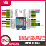 ESP32 WEMOS D1 MINI WiFi Bluetooth V4 Development Board + Pin Header - Gambar 3