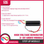 High Voltage Generator Module 3–6V to 400kV – Modul Penghasil Tegangan Tinggi untuk Eksperimen Elektronika - Gambar 5