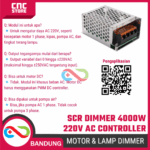 Dimmer SCR 4000W 220V AC + Digital Display – Motor Speed Controller untuk Mesin dan Lampu - Gambar 7