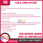 Dimmer SCR 4000W 220V AC + Digital Display – Motor Speed Controller untuk Mesin dan Lampu - Gambar 8
