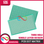 PCB Dot Matrix Thru Hole Single Layer 9x15 cm – Papan Prototyping Elektronik - Gambar 5
