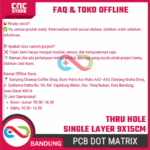 PCB Dot Matrix Thru Hole Single Layer 9x15 cm – Papan Prototyping Elektronik - Gambar 6